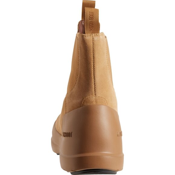 NEW MOON BOOTS Luna Chelsea Boots - Suede in tan unisex 1025 13s7 - Picture 6 of 10